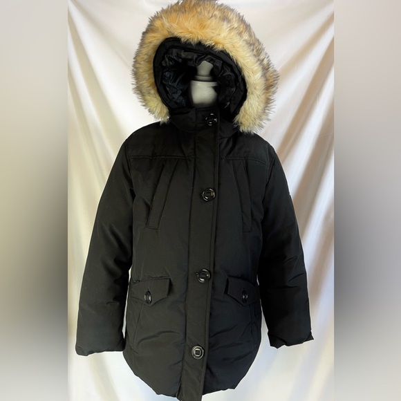 Gerry Webster Woman’s Jacket Faux Fur Hood - Picture 1 of 7